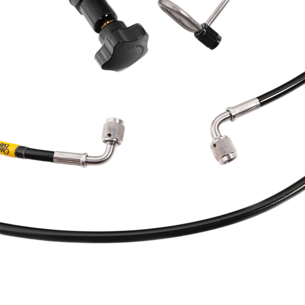 Chase Bays Brake Line Relocation for Lexus IS300 with Single Piston Brake Booster Delete