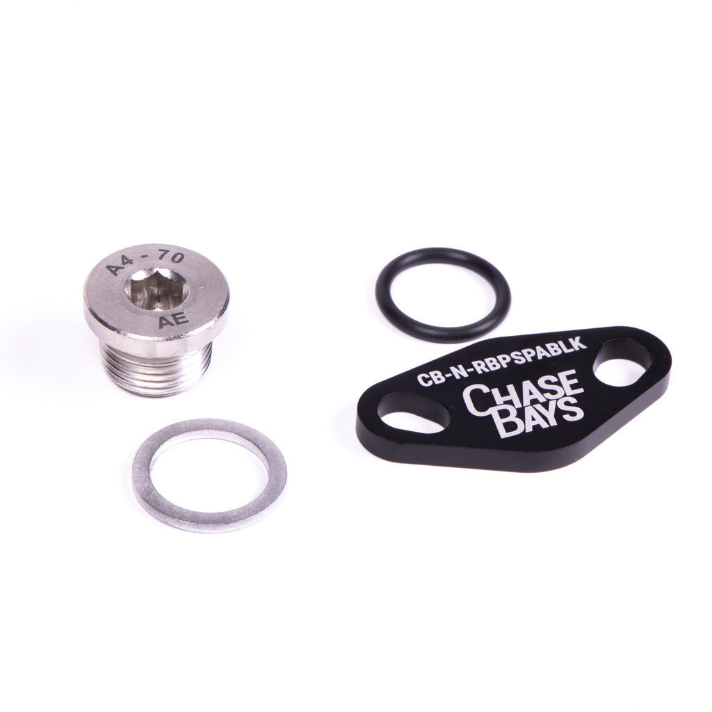 Chase Bays Hicas Delete Power Steering Pump Block Off